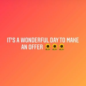 Send me a FAIR Offer ☺️